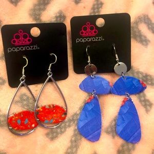 2 pairs womens earrings